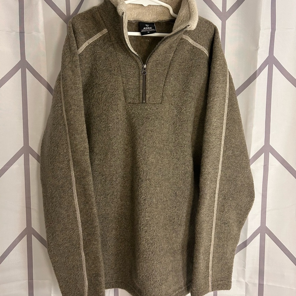 Kuhl Kids' Brown Quarter-Zip Sweatshirt